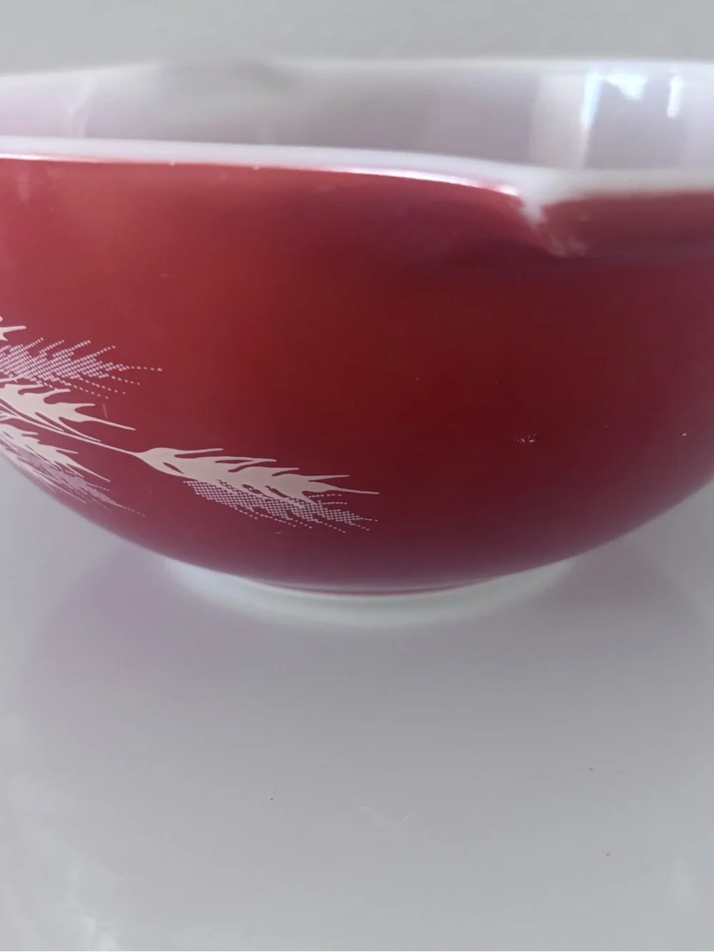 Vintage PYREX Autumn Harvest WHEAT Nesting Cinderella MIXING BOWL #442 1.5L